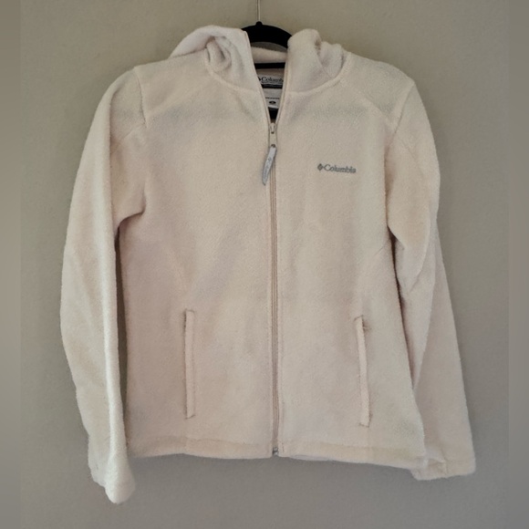 Columbia Women’s M Soft Cream Fleece Jacket - Picture 1 of 7